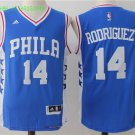 14 Sergio Rodriguez Stitched Jersey Size S to 3 XL blue