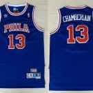 13 Wilt Chamberlain Stitched Jersey Size S to 3 XL blue
