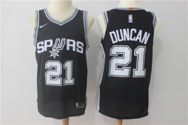 21 Tim Duncan Stitched Jersey Size S to 3 XL black