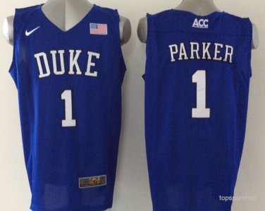 1 Jabari Parker Stitched Jersey Size S to 3 XL blue