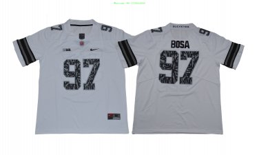 97 Nick Bosa Stitched Jersey Size S to 3 XL white 2