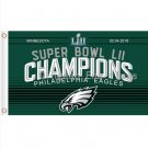 2018 Philadelphia Eagles Super Bowl Champions Flag 3x5 ft s3