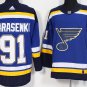 91 Vladimir Tarasenko Stitched Jersey Size S to 3 XL blue 2