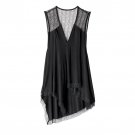 Lace-Detail Asymmetrical Top in Misses