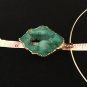 15.5" Neck ring with Natural Agate Pendant