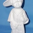 BASEBALL KID Ready-to-Paint Ceramic Bisque