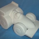 RACE CAR Ready-to-Paint Ceramic Bisque