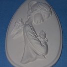 ANGEL PLAQUE Ready-to-Paint Ceramic Bisque
