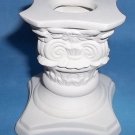 SMALL VICTORIAN CANDLESTICK Ready-to-Paint Ceramic Bisque