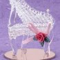 22560 ~ Spun Glass Grand Piano ~ Ceramic Treasures