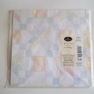 QUILTED PASTEL HALLMARK GIFT WRAP 2 SHEETS WRAPPING PAPER FREE SHIPPING ~ Ceramic Treasures