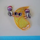 MUSICAL VEGGIE MARACAS Iron On Embroidered Patch Applique 2-1/4 in. X 2-1/4 in. ~ Ceramic Treasures