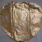 18" GOLD ROSES HEART SHAPED FOIL MYLAR BALLOON FREE SHIPPING