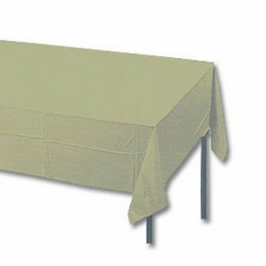 High Quality Premium Rectangular Plastic Tablecover 54" x 108" Sage Green
