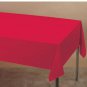 High Quality Premium Rectangular Plastic Tablecover 54" x 108" Apple Red