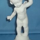 Cherub on ball 5 in. Ready to Paint Ceramic Bisque