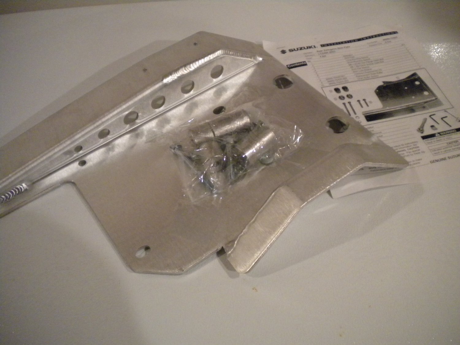SUZUKI LTZ400 Quadsport OEM ACCESSORY SWINGARM SKID PLATE 99950-70425