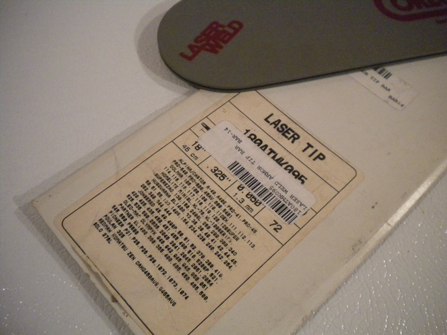 Oregon 18" Laser Tip Chainsaw Bar 180ATMK095 Dolmar Husqvarna Redmax