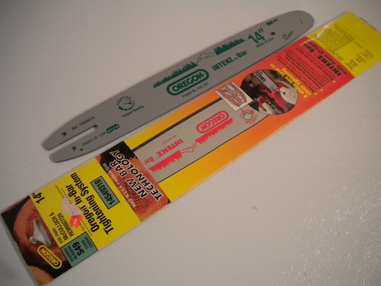 Oregon 14" McCULLOCH Remington INTENZ chainsaw Bar Chain saw guide