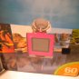 NEW Shift 3 DIGITAL PHOTO KEYCHAIN Pink frame NIB album 60 pictures 8 Mb 1.5"