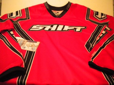 SHIFT ASSAULT JERSEY SOLID RED MEDIUM P/N 02329-003-004