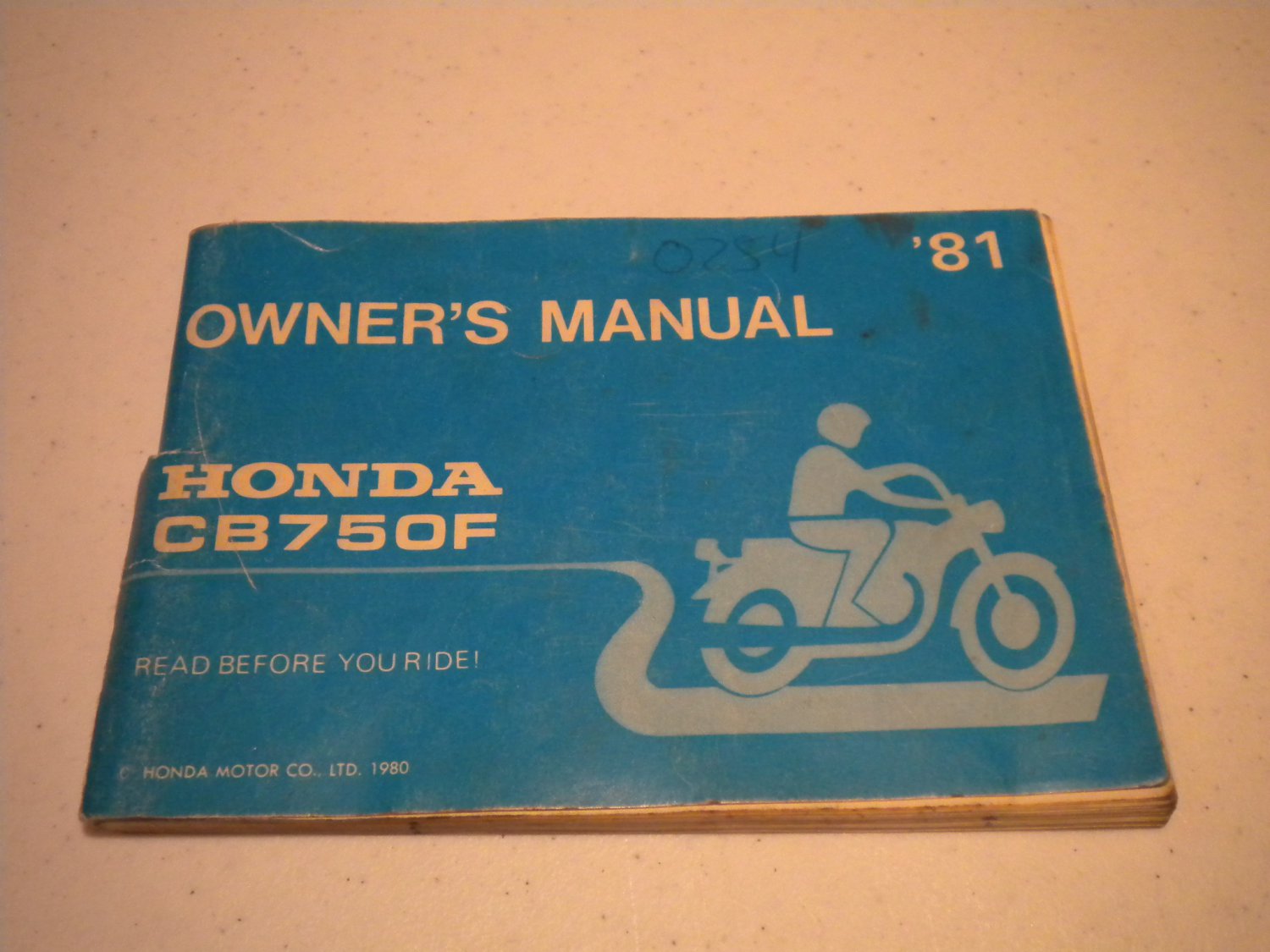 Honda CB750F Owner’s Manual - 1981 – Honda Motor Co., LTD. Owner Guide