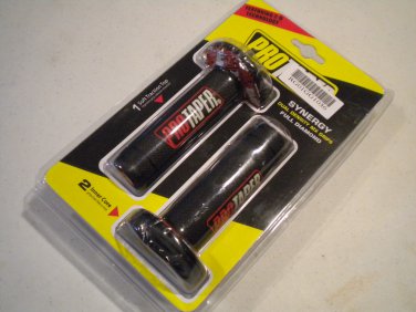 PRO TAPER Dual Density Full Diamond MX Grips HONDA RED