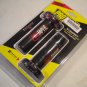 PRO TAPER Dual Density Full Diamond MX Grips HONDA RED