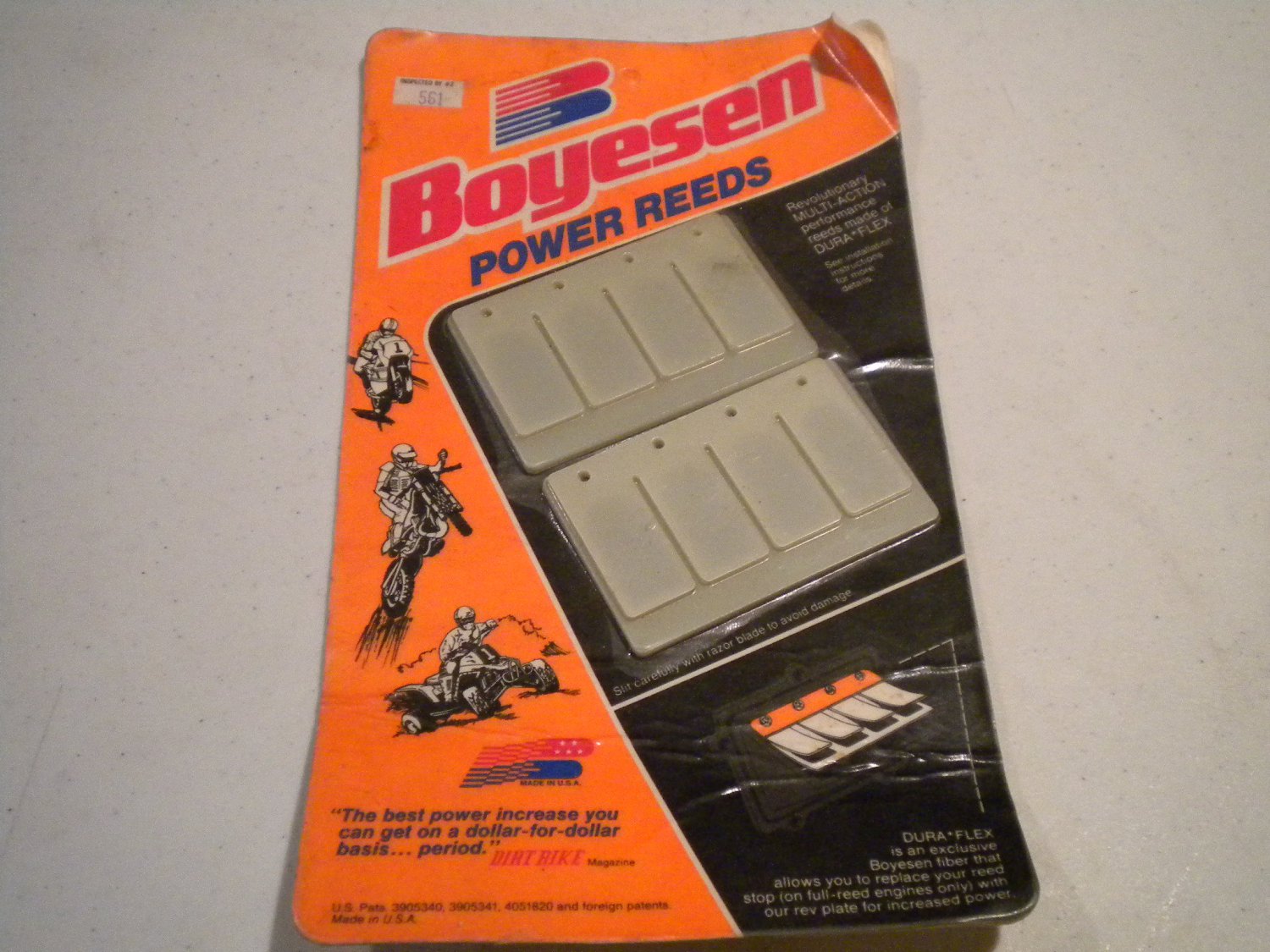 Boyesen Power Reeds 561 Polaris Storm Snowmobile sled Snow mobile