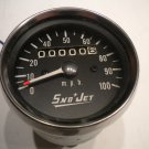 Vintage Sno-Jet Snowmobile Speedometer Snow Sled Speedo Snowjet