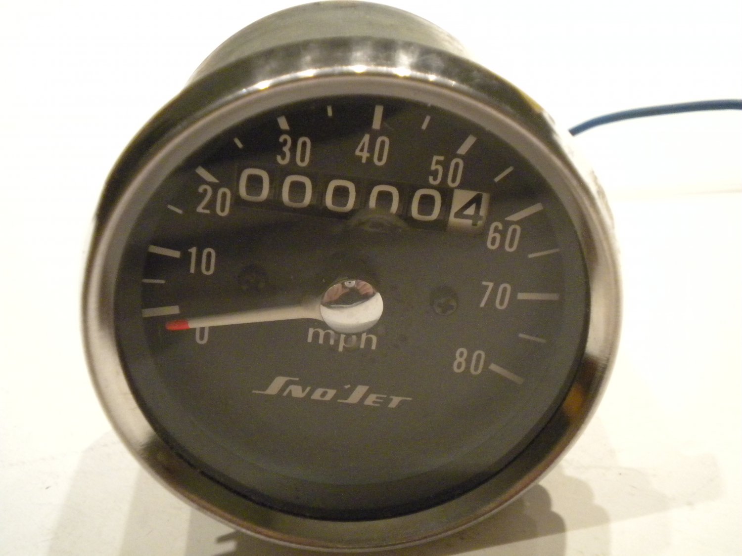 Vintage SnoJet Snowmobile Speedometer Snow Sled Speedo