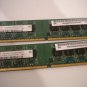 Hynix 4GB 4x1GB 2Rx8 PC2-5300U-555-12 DIMM DESKTOP Memory Ram
