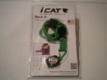 Icat Neck It Apple Iphone / Ipod Lanyard Strap Holder W/ Detachable Buckle 11016c