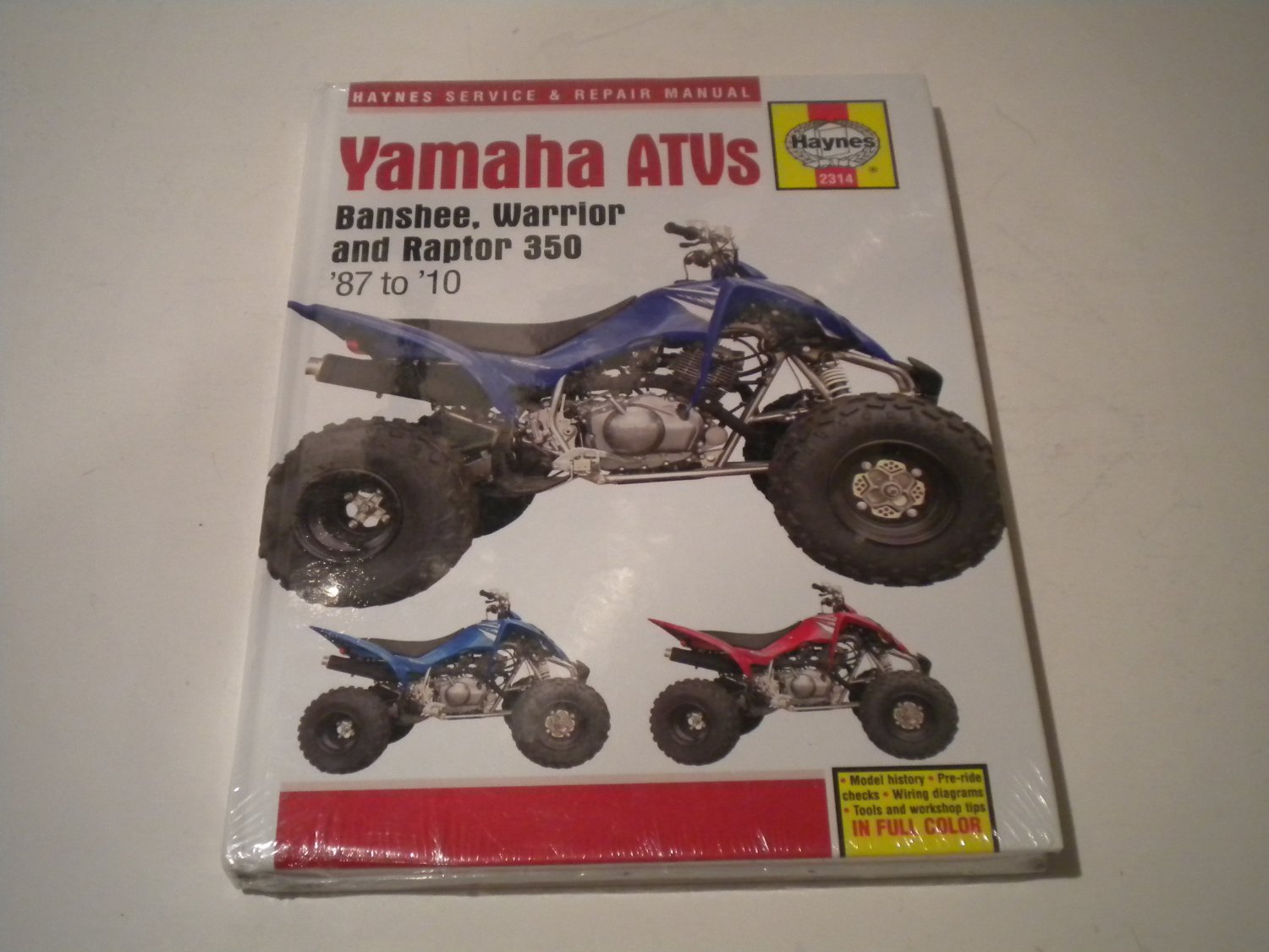 Haynes Yamaha Banshee Warrior And Raptor 350 Atv Service