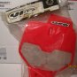 NEW UFO UNIVERSAL VENTED FRONT NUMBER PLATE  Honda CR 125 250 CR125 CR250