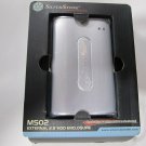 NEW Silverstone MS02S 2.5-Inch USB 2.0 External Hard Drive Enclosure Silver HDD