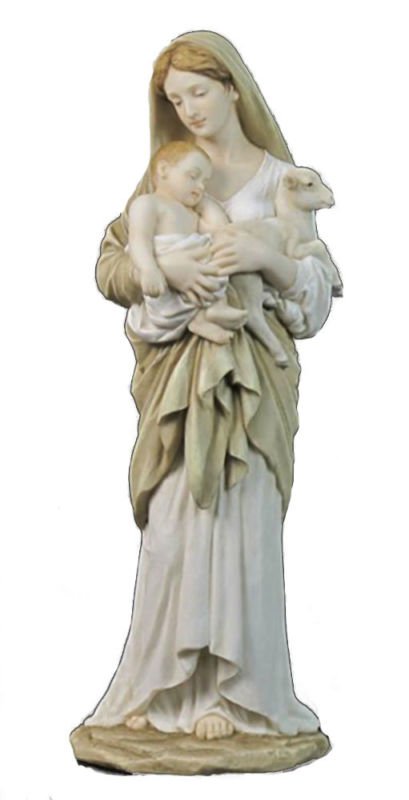 L'innocence Veronese Statue, Hand-painted, 11.75