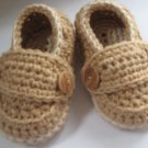 100% Organic cotton Little Button Loafers