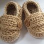 100% Organic cotton Little Button Loafers
