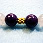 Pink Butterfly Necklace, Rose Quartz Pendant, Purple Stone, Fluorite Gemstone