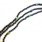Black Statement Necklace, Black Beaded Jewelry, Boho Beaded Strand Necklace