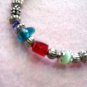Bead Bracelet, Colorful Jewelry, Multi Color Bracelet, Stretch Bangle Bracelet