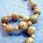 Natural Autumn Jasper Gemstone Bracelet, Autumn Bracelet, Fall Bead Jewelry