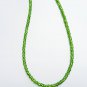 Green Seed Bead Bookmark, Pastel Green Flower Dangles, Bead Thong Bookmark, Gift for Teacher