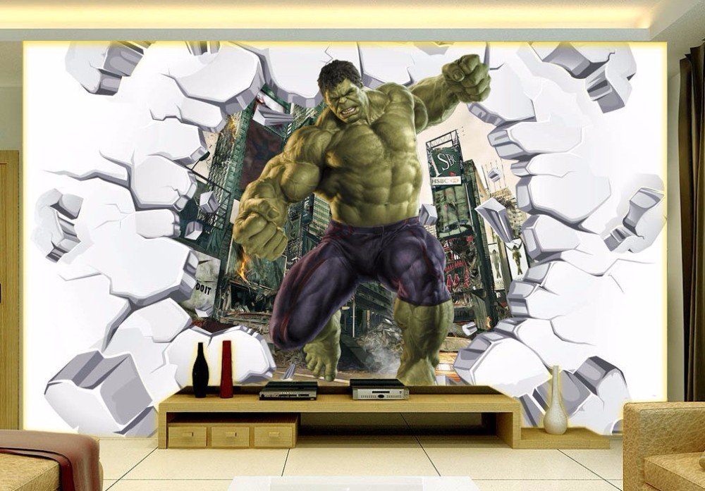 3D Wall Decal Captain America 11A Movie Photo Mural Wall sticker