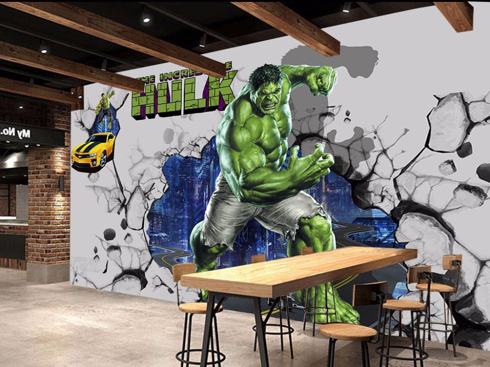 3D Wall Captain America 11B Movie Photo Mural Wall Decal