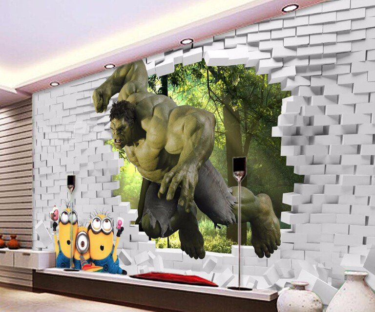 3D Wallpaper Captain America 11E Movie Photo Mural Wallpaper