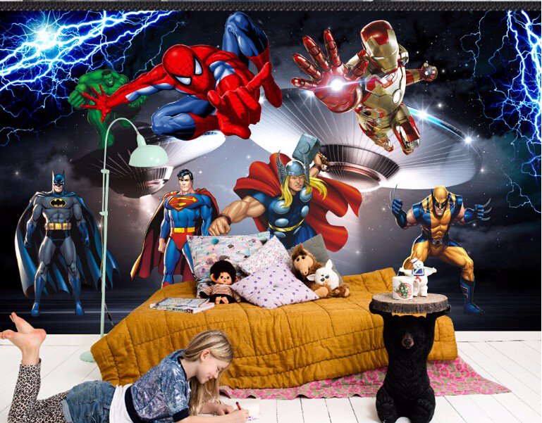 3D Wallpaper Captain America 11H Movie Photo Mural Wallpaper