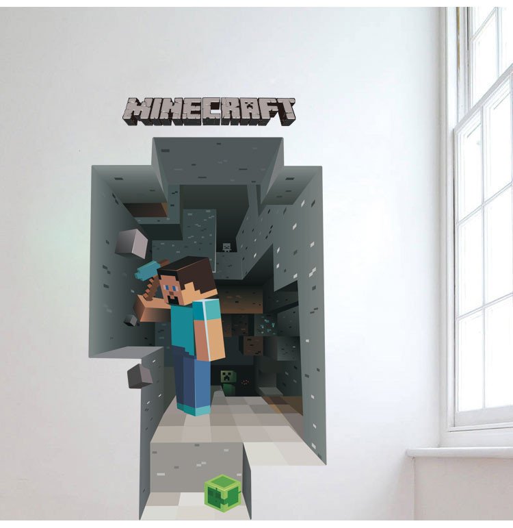 Minecraft #60 Wall Stickers For Kids Rooms