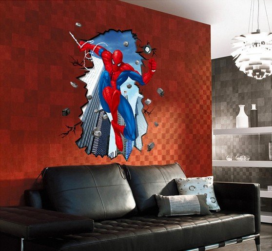 Spiderman #61 Wall Stickers For Kids Rooms
